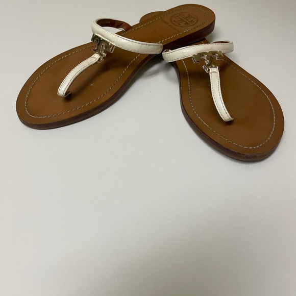 Tory Burch White Sandals - Picture 3 of 5